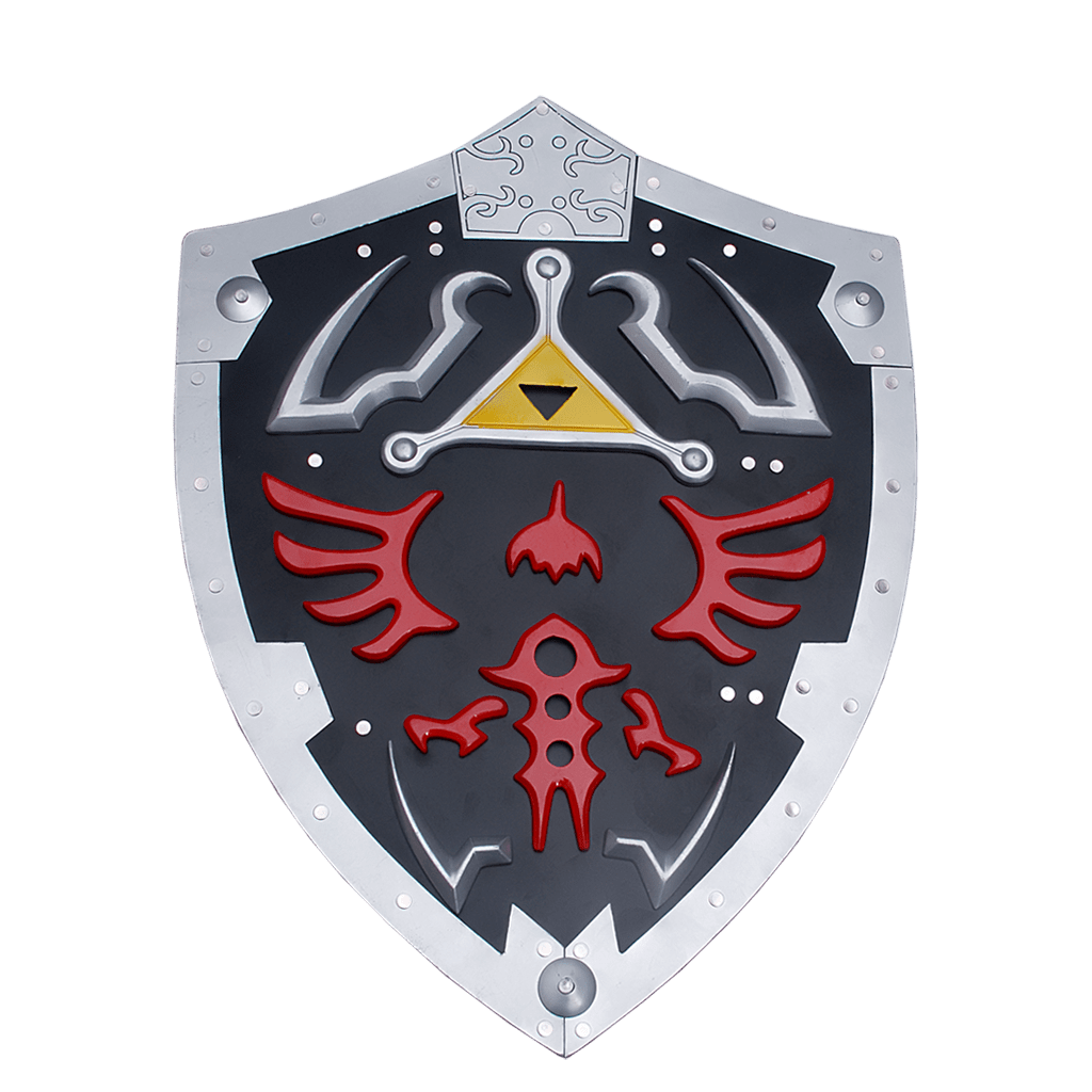 Black Zelda Shield with Grip & Handle