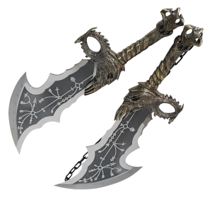 Kratos Blades of Chaos with Chains