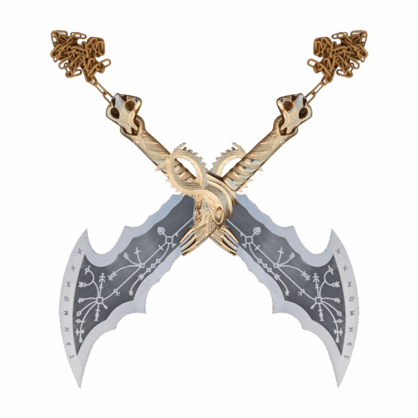 Kratos Blades of Chaos Gold