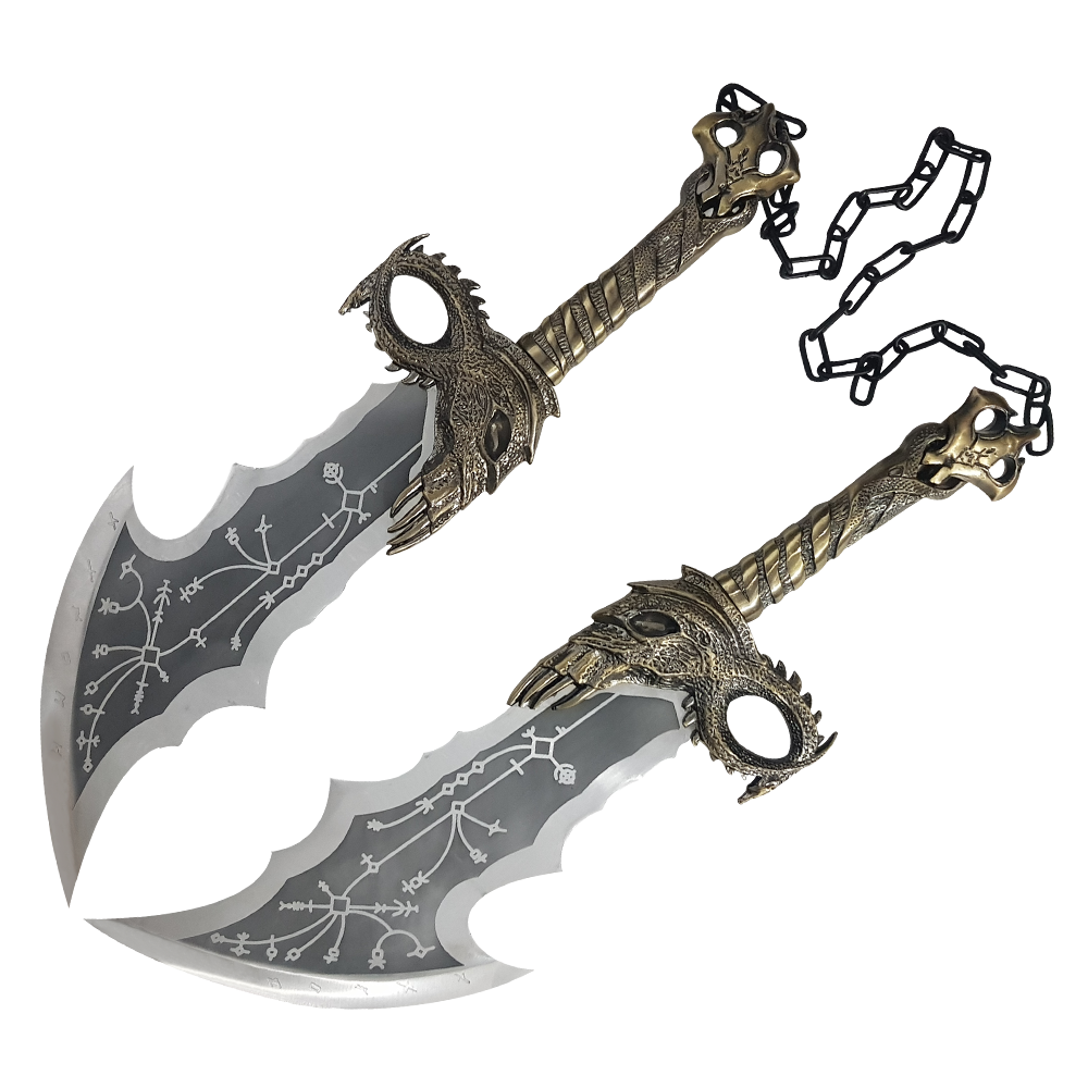 Kratos Blades Of Chaos Real Life Cosplay Version 4 Variants 